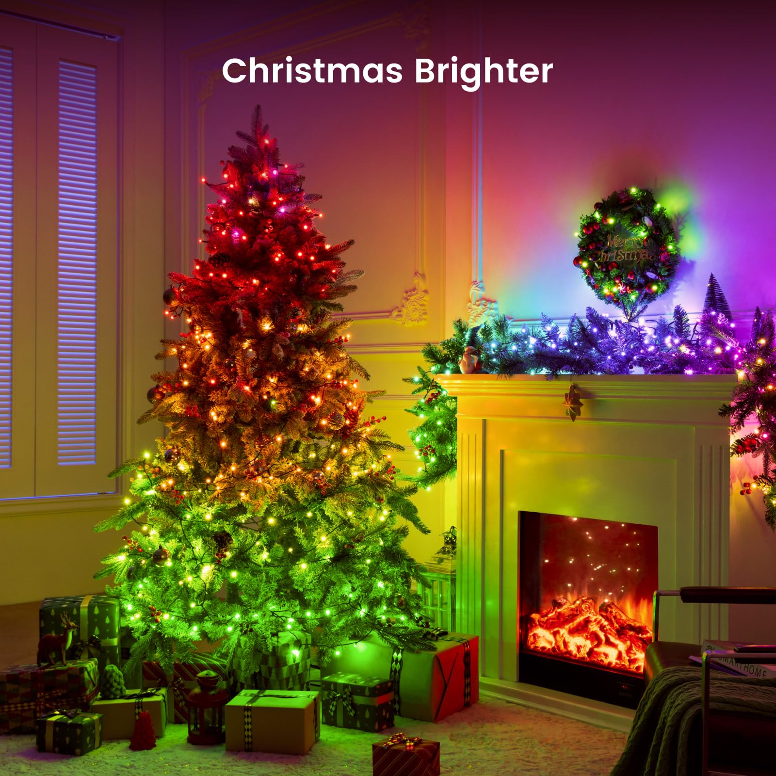 Foto 7 pulgar | Tira De Luces Para Árbol De Navidad Yeelight Rgbic De 20 M Con 200 Led - Venta Internacional.