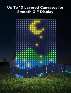 Foto 2 | Luces De Cortina Govee 2 Smart Led 1040 Rgbic, 3 X 2 M, Ip65, Impermeables - Venta Internacional.