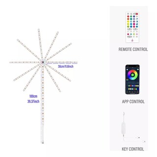 Foto 1 | Luces de Fuegos Artificiales Inteligentes para Interiores con Control Remoto Y Control de Aplicación