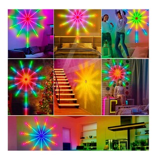 Foto 7 | Luces de Fuegos Artificiales Inteligentes para Interiores con Control Remoto Y Control de Aplicación