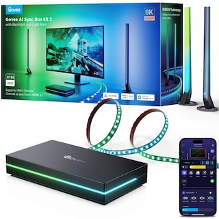 Foto 1 | Tira De Luces Led Govee Hdmi 2.1 Sync Box Kit 2 Para 27-34 Pulgadas - Venta Internacional.