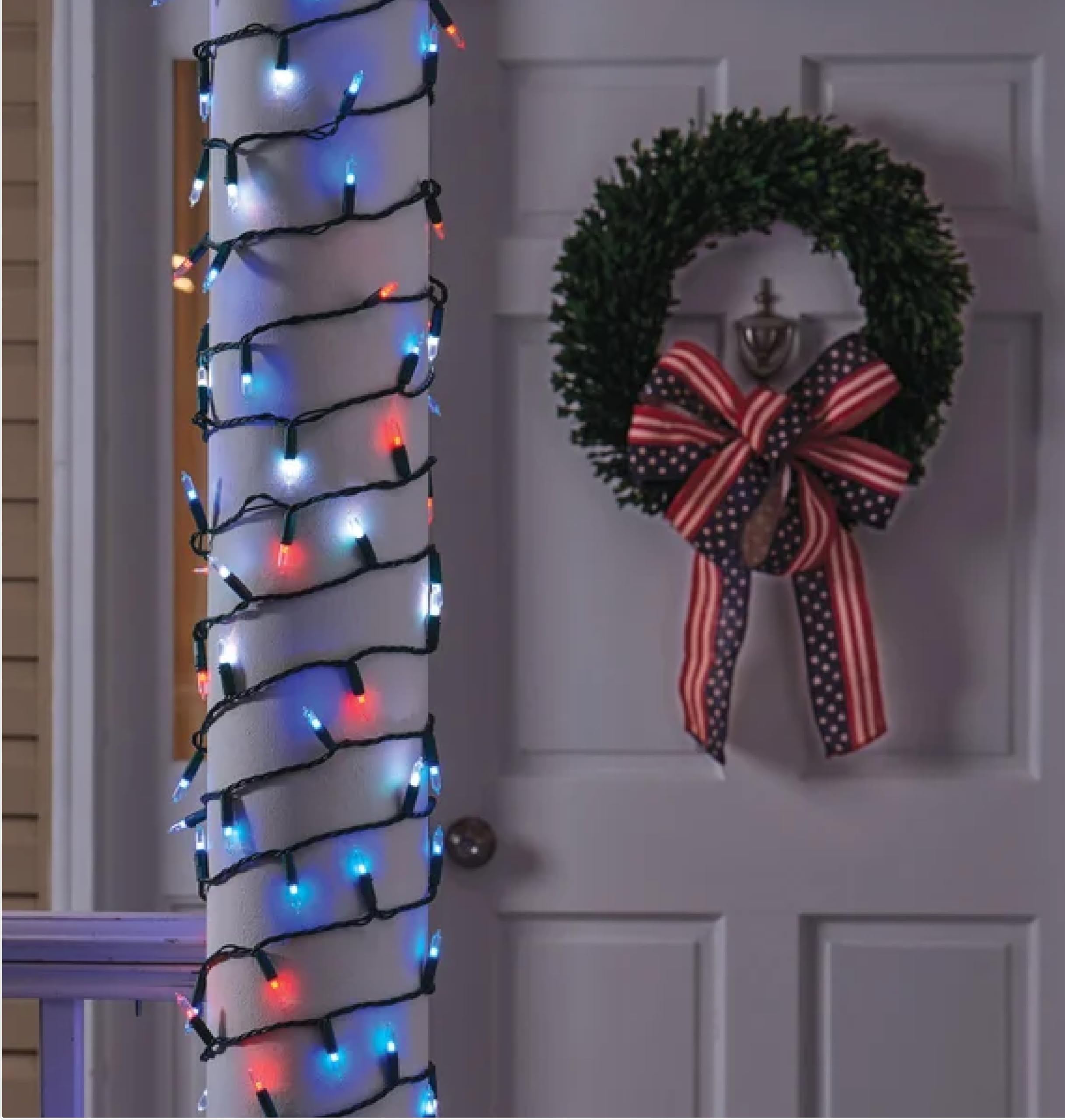 Foto 4 pulgar | Luces Navideñas Sylvania Stay Lit Platinum 200 Luces - Venta Internacional.