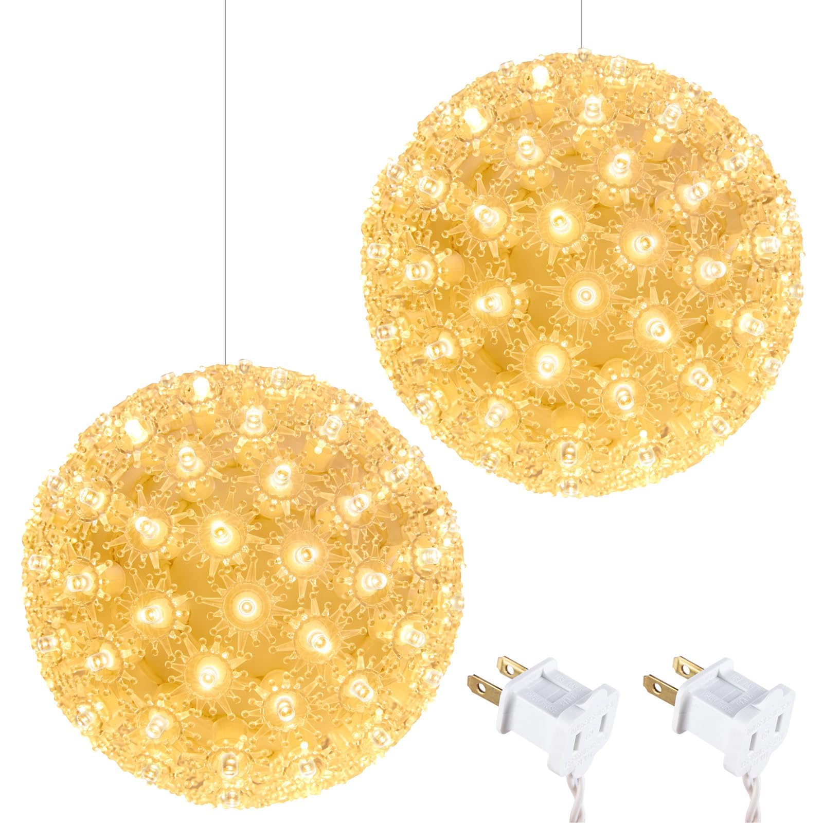 Foto 2 pulgar | Luces Navideñas En Forma De Bola Brightown 15 Cm Con 100 Bombillas Led - Venta Internacional