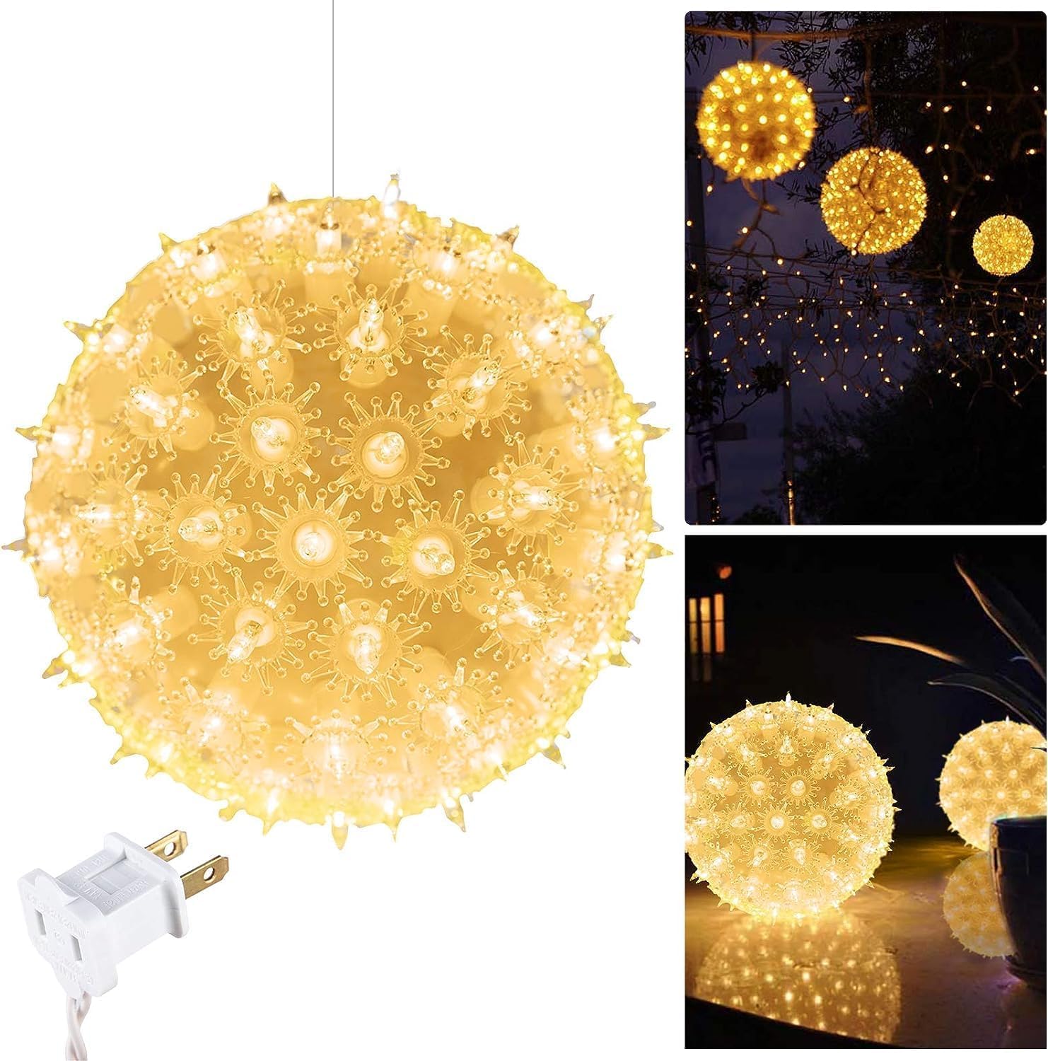Foto 4 | Luces Navideñas En Forma De Bola Brightown 15 Cm Con 100 Bombillas Led - Venta Internacional