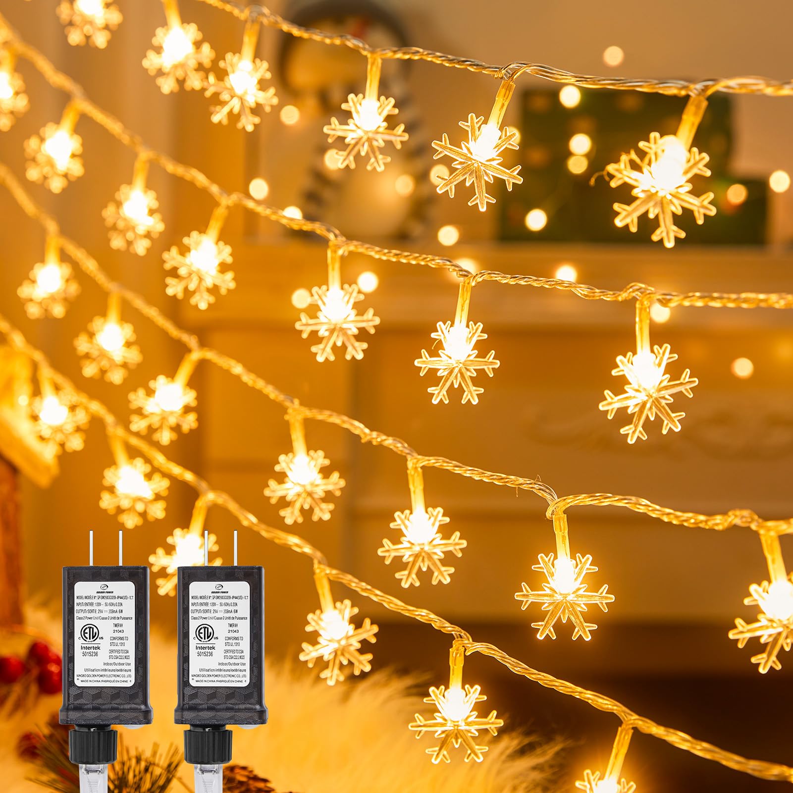 Foto 2 pulgar | Guirnalda de Luces Navideñas Brightown 100 LED 13m 2 Unidades - Venta Internacional