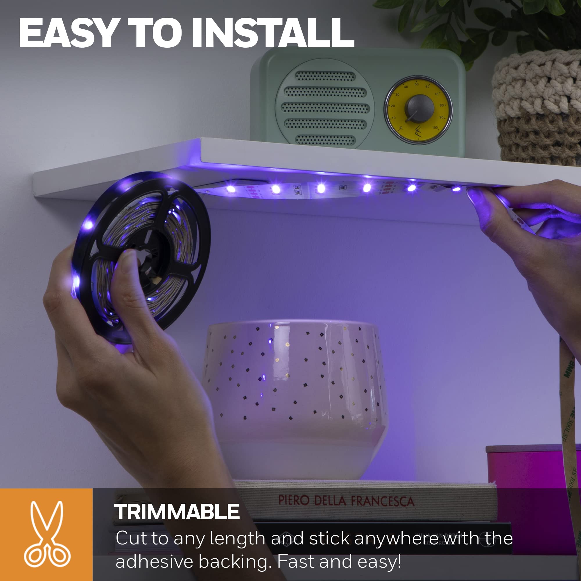 Foto 3 | Tira De Luces Led Honeywell De 5 M Que Cambian De Color Rgb Con Control Remoto - Venta Internacional.