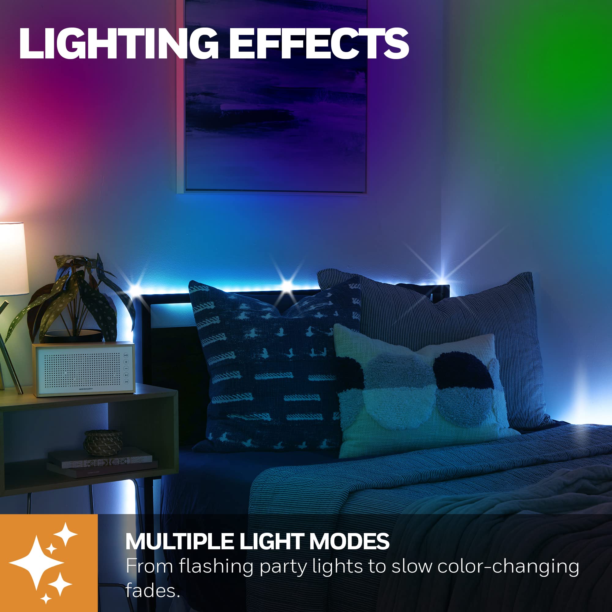 Foto 5 pulgar | Tira De Luces Led Honeywell De 5 M Que Cambian De Color Rgb Con Control Remoto - Venta Internacional.