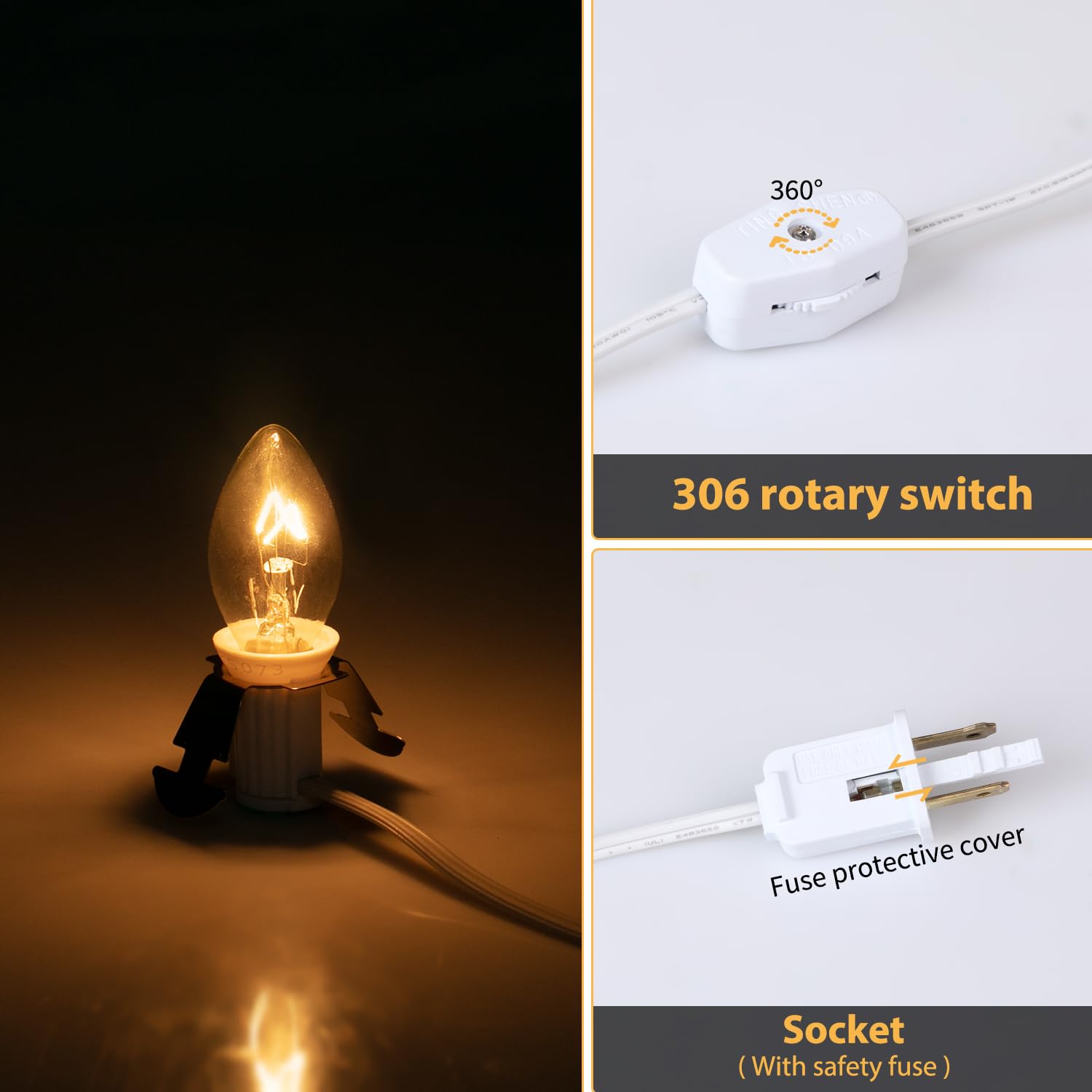 Foto 2 | Cable de Accesorios Brightown 6 Pies con Bombilla para Proyectos de Manualidades - Venta Internacional
