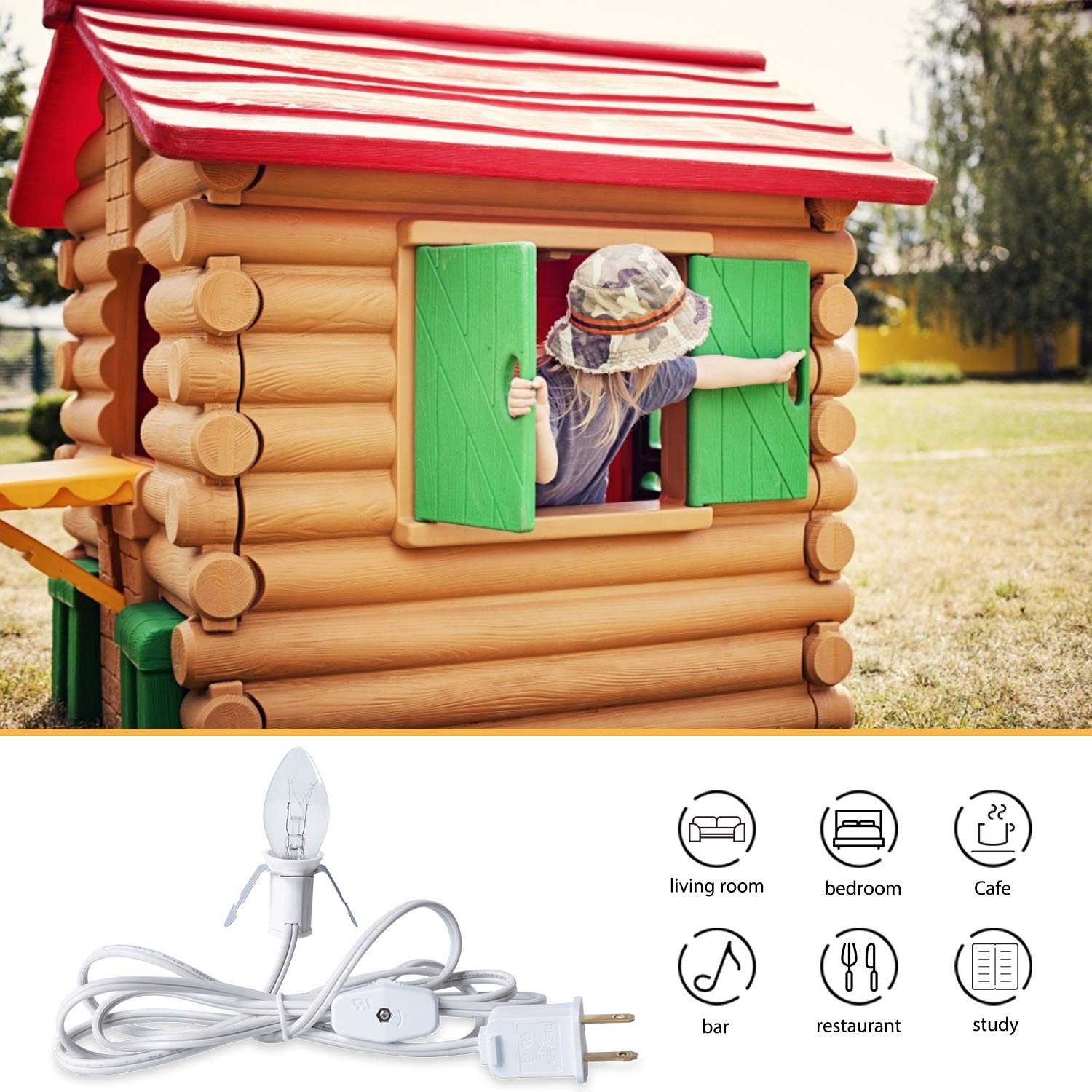 Foto 5 | Cable de Accesorios Brightown 6 Pies con Bombilla para Proyectos de Manualidades - Venta Internacional