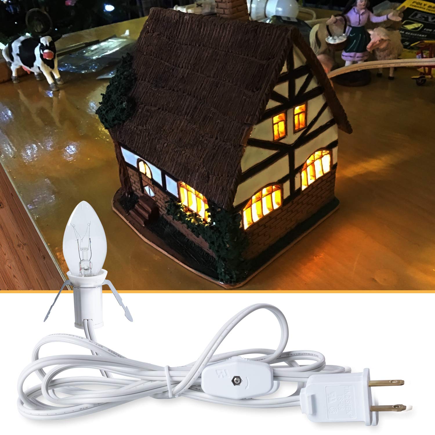 Foto 6 | Cable de Accesorios Brightown 6 Pies con Bombilla para Proyectos de Manualidades - Venta Internacional