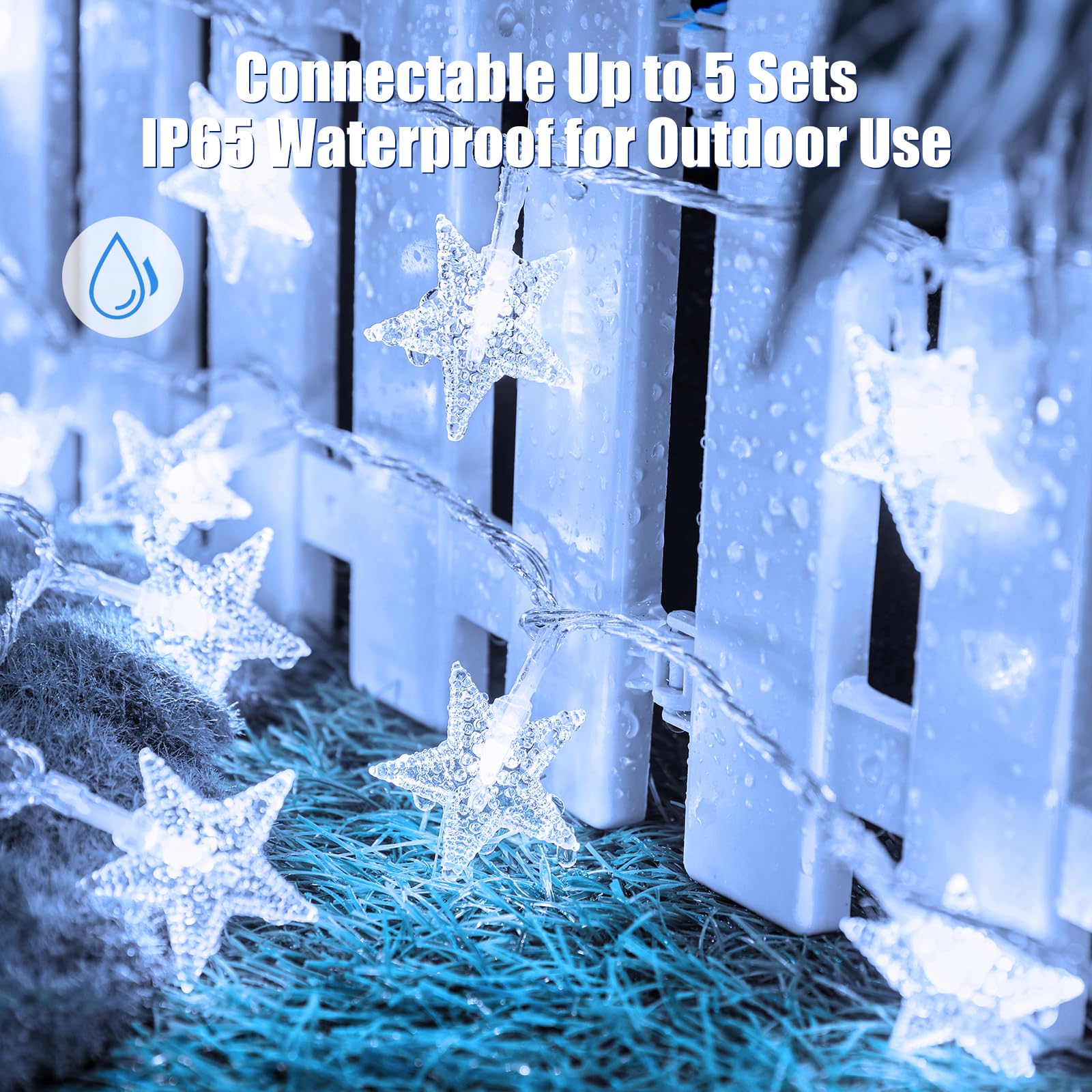 Foto 6 | Cadena de Luces Minetom de 33 Pies y 100 Led con Control Remoto y Temporizador - Venta Internacional