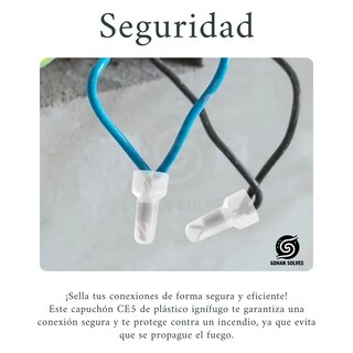 Foto 5 | Capuchón Para Conexión De Presión, Empalme Final Tipo A, 100 Pz