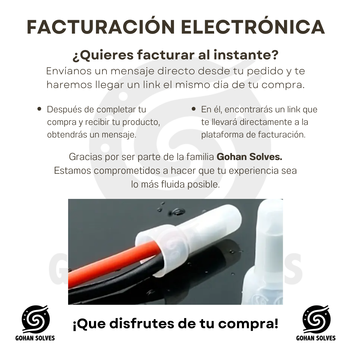 Foto 8 | Capuchón Para Conexión De Presión, Empalme Final Tipo A, 100 Pz