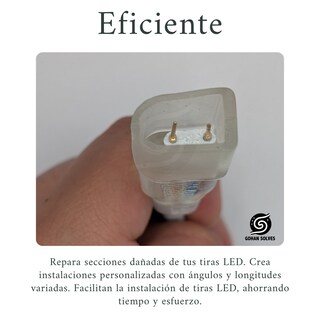 Foto 5 | Conector 2 Pines, 6mm, 5050, Tira Led De 110v, Tipo H, 12pz
