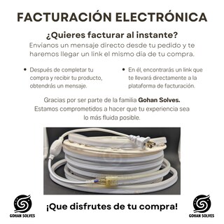 Foto 8 | Manguera Led Neon 25m Blanco Cálido 110v Cable Para Conexión