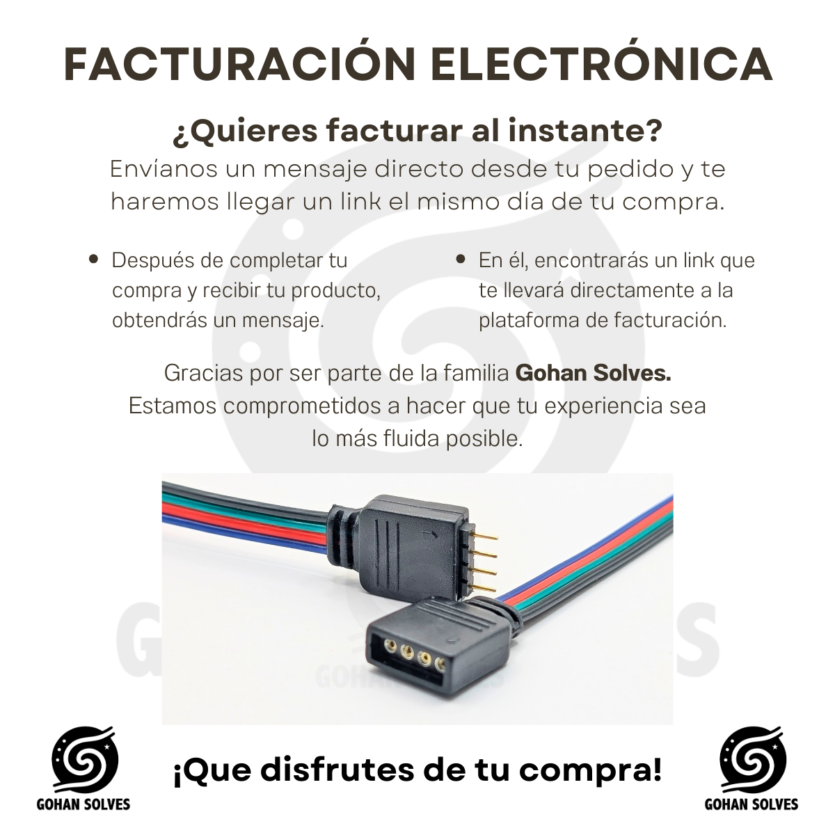 Foto 9 pulgar | Conector Con Cable De 4 Pines Para Tiras Led Rgb, 12 Piezas