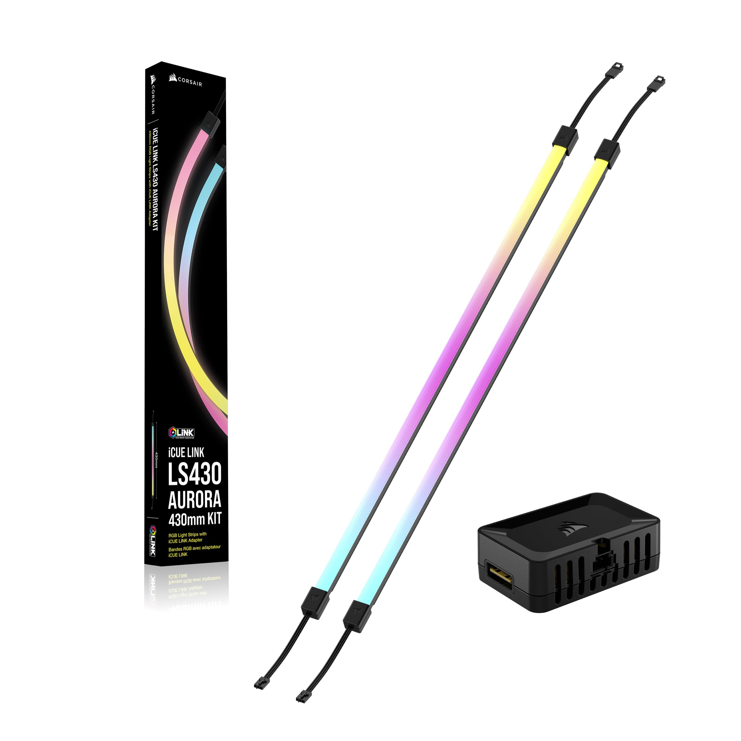 Foto 7 pulgar | Kit De Tiras De Luz Rgb Corsair Icue Link Ls430 Aurora 430 Mm - Venta Internacional.