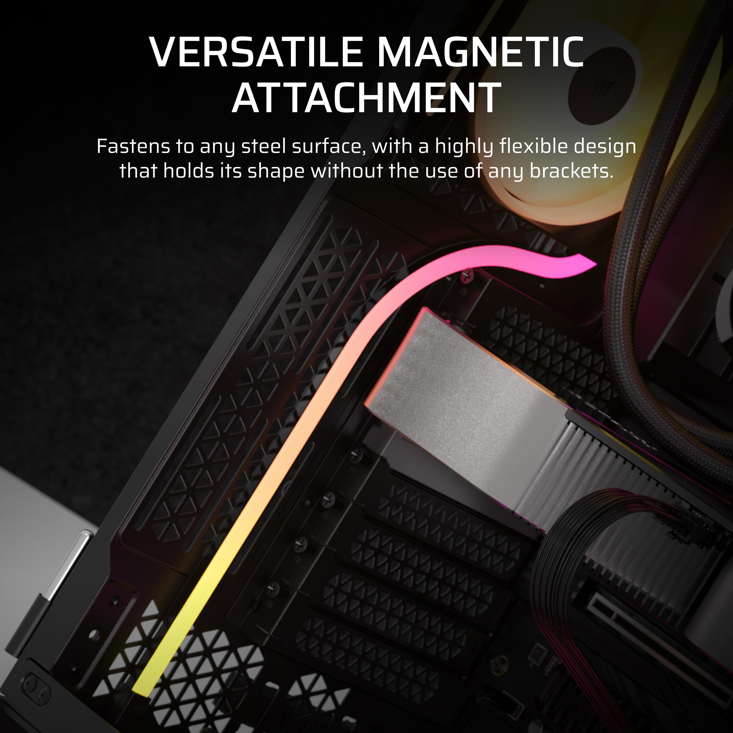Foto 6 pulgar | Kit De Tiras De Luz Rgb Corsair Icue Link Ls350 Aurora 350 Mm - Venta Internacional.
