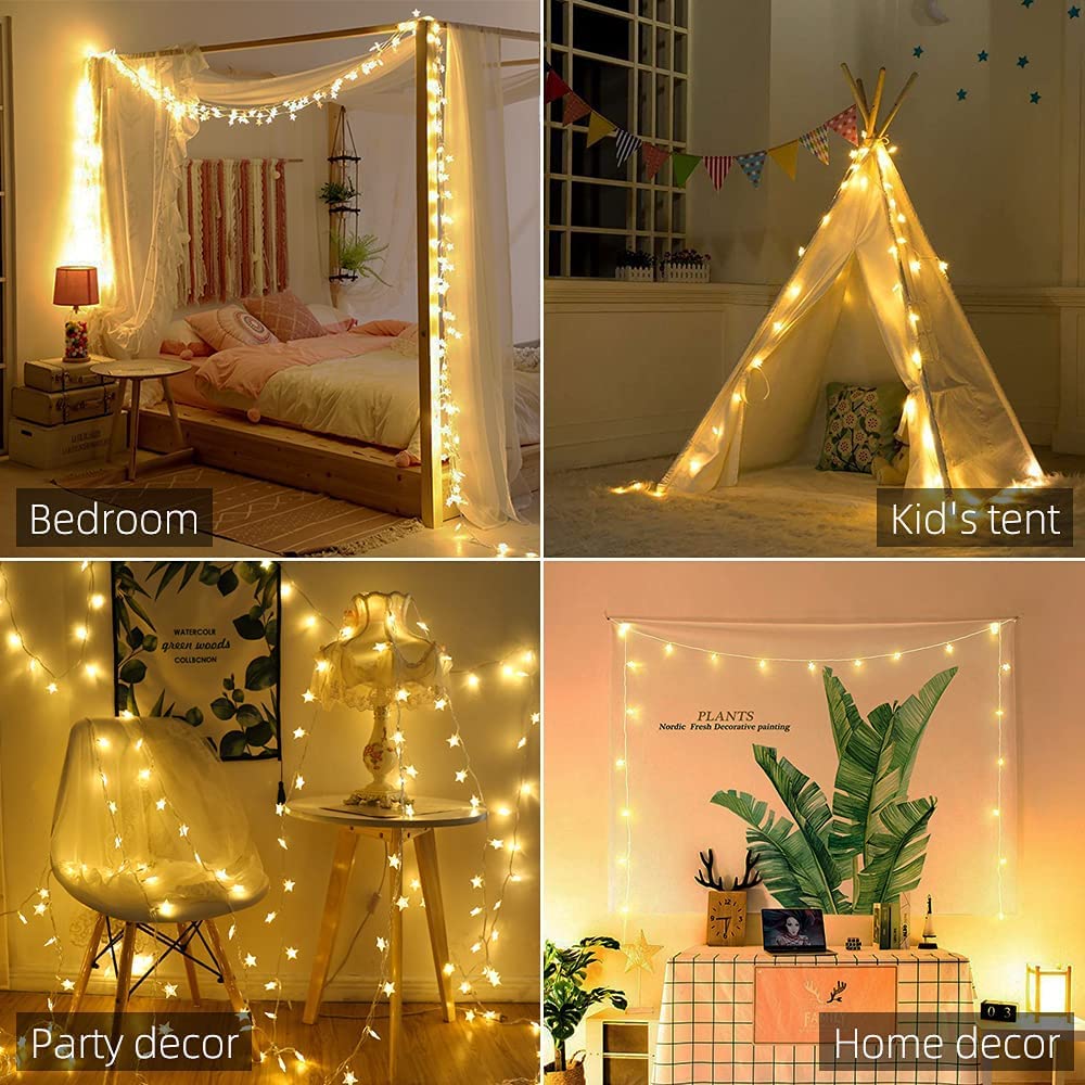Foto 5 pulgar | Cadena De Luces Minetom, 10 M, 100 Led, Con Mando A Distancia Y Temporizador - Venta Internacional.