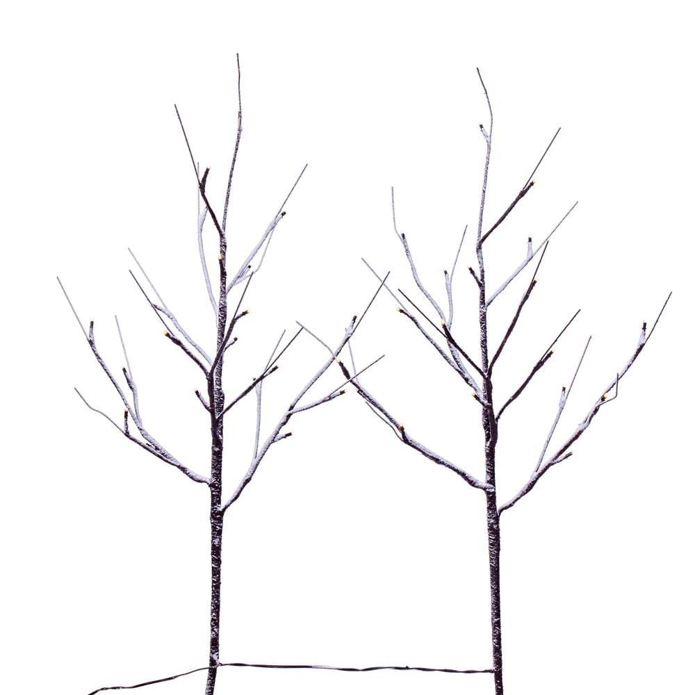 Twig Branch Vickerman 30 Marrón Esmerilado Con Led Blanco Cálido - Venta Internacional.