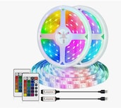 Tiras Led Luces 10m Rgb Multicolor Decoración Sala Tv (2x5m)