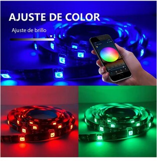 Foto 4 | 5m Tiras Led Luces 5050 Rgb Tira Led Multicolor Decoración