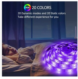Foto 6 | Tira De Luces Led Rgb 5050 Impermeable Con Pilas 4m(2 X 2m)