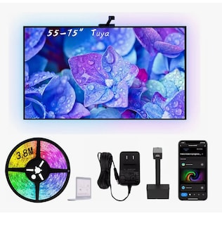 Foto 1 | Tira Led Televisión Wifi Luz Alexa De Inmersión Con Cámara
