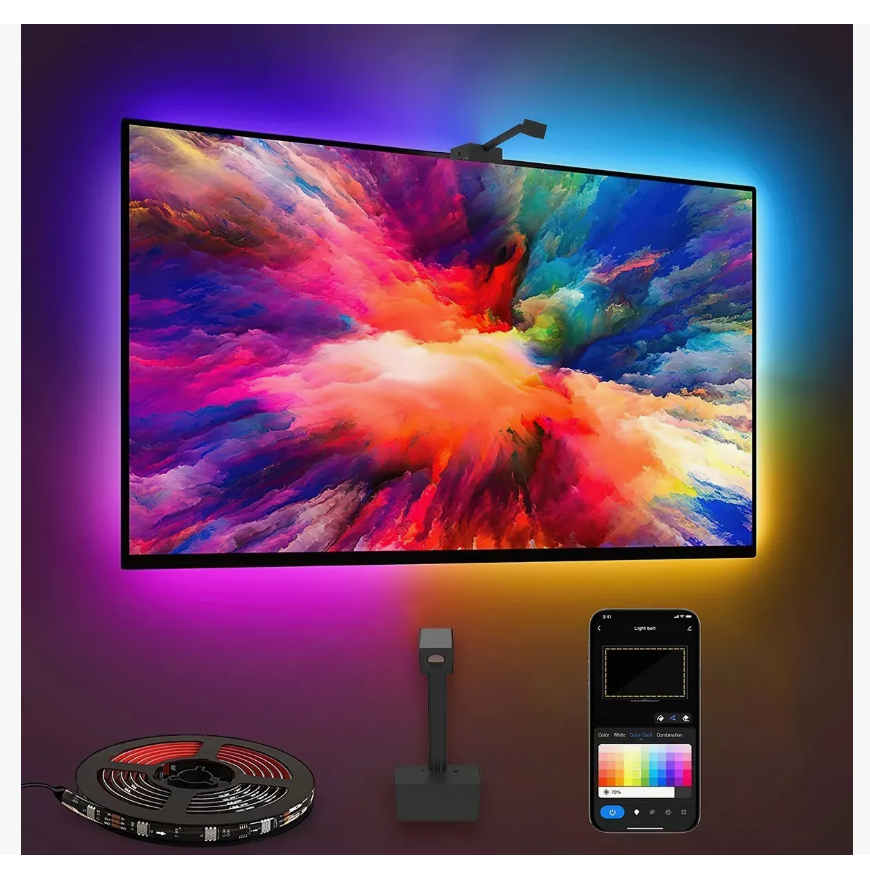 Foto 3 pulgar | Tira Led Tv Fancy Wifi Luz De Inmersión Cine Para Alexa