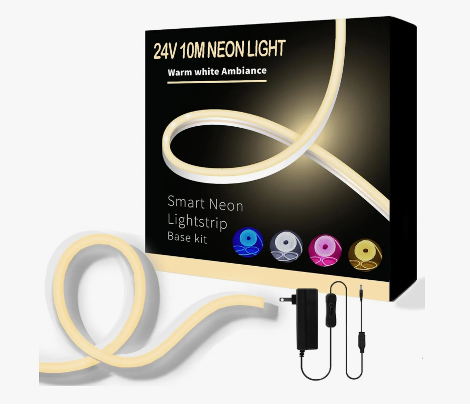 Foto 1 | Tiras De Led Luz Neón Flexible 10m Manguera Con Fuente Ip67