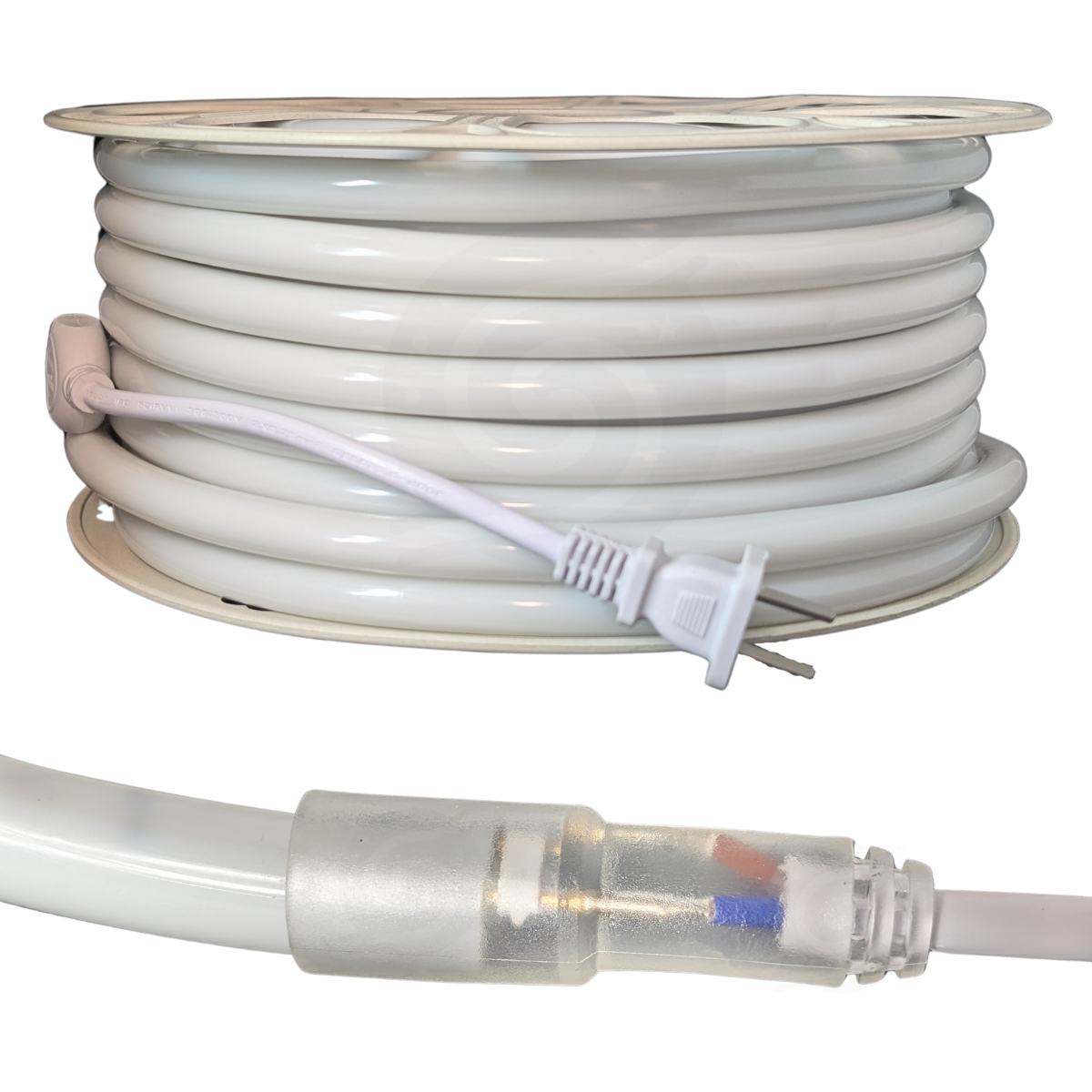 Foto 7 pulgar | Manguera Led Neón Redonda 25m Blanco Cálido 360° Flexible Ip65