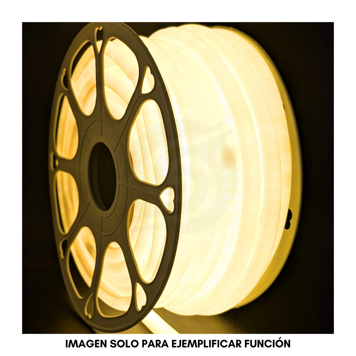 Foto 8 pulgar | Manguera Led Neón Redonda 25m Blanco Cálido 360° Flexible Ip65
