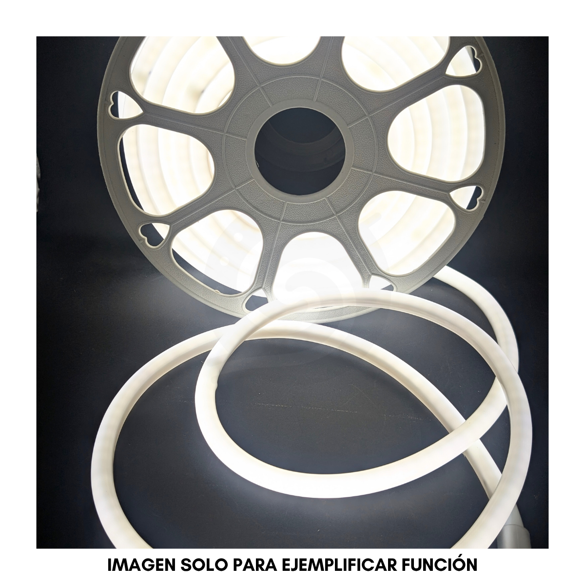 Foto 8 pulgar | Manguera Led Neón Redonda 25m Blanco Cálido 360°