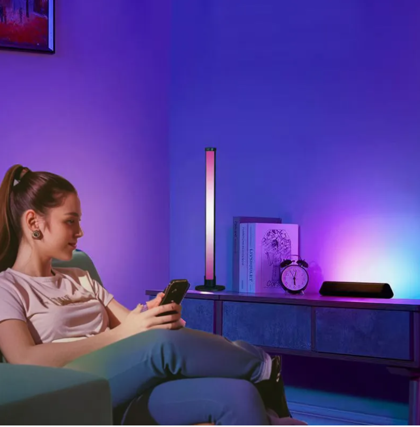 Foto 6 pulgar | Barra de Luz Led Inteligente Wifi Alexa Música Rgbic