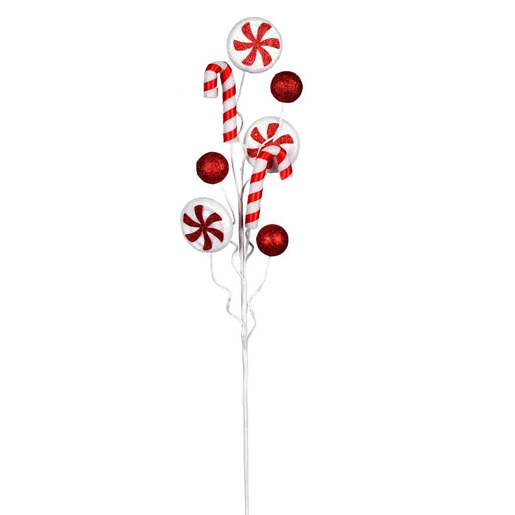 Foto 2 pulgar | Spray Vickerman Para Decoración Navideña Con Forma De Bastón De Caramelo En Espiral - Venta Internacional.