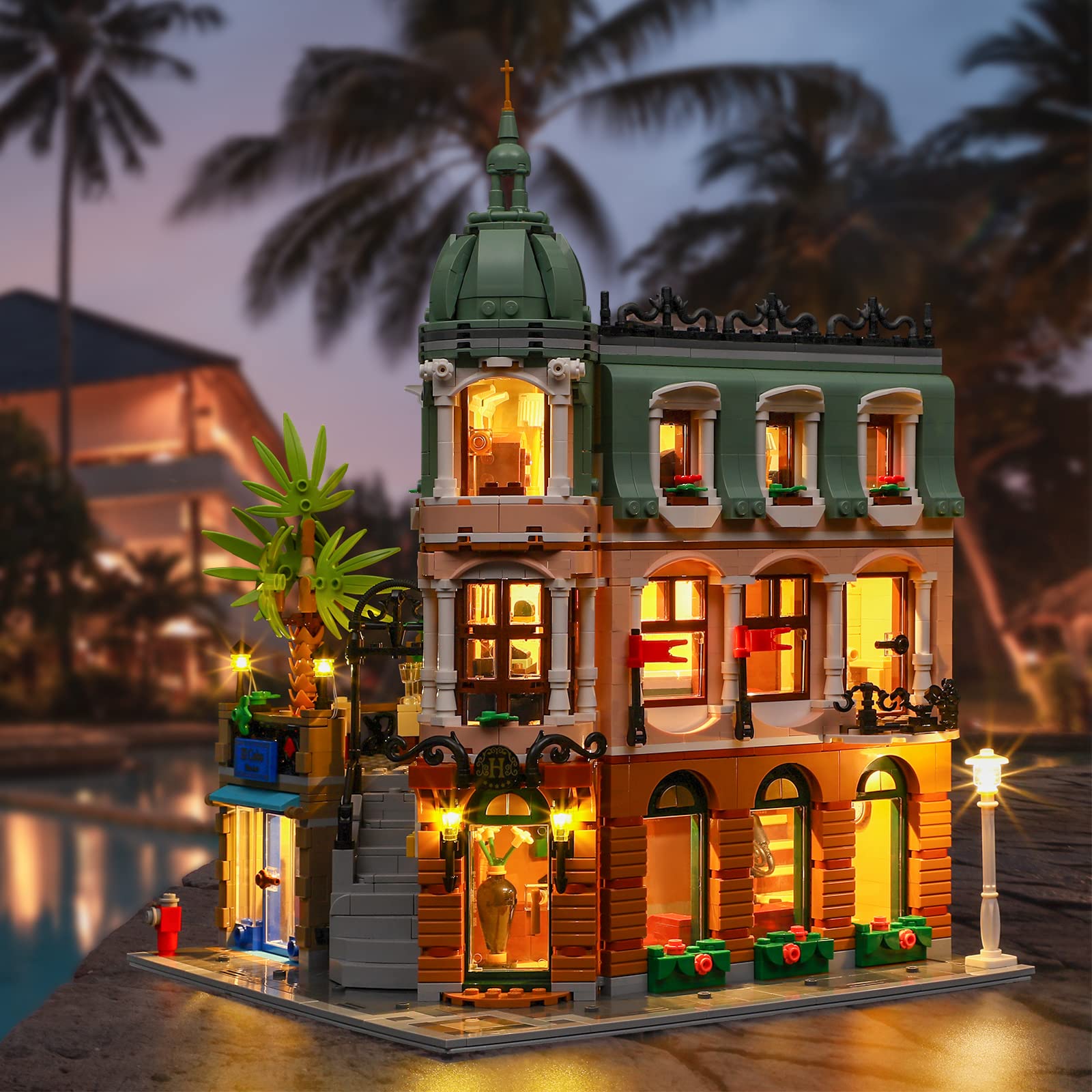 Foto 3 | Luz Led Para Bloques De Construcción De Hoteles Boutique Lego 10297 - Venta Internacional.
