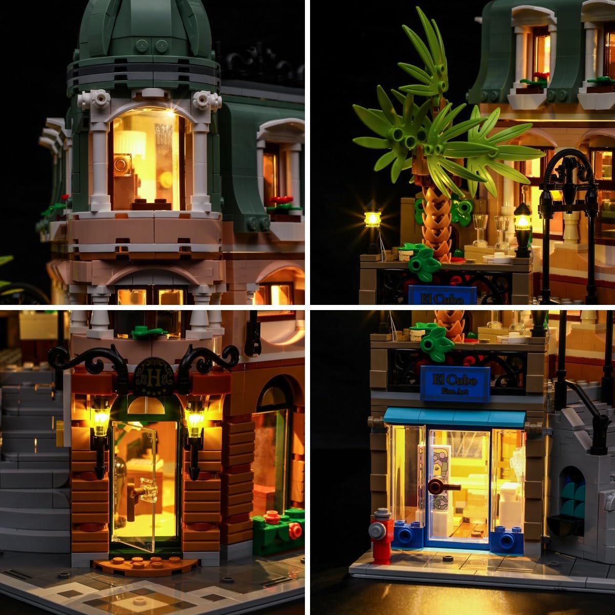 Foto 6 pulgar | Luz Led Para Bloques De Construcción De Hoteles Boutique Lego 10297 - Venta Internacional.