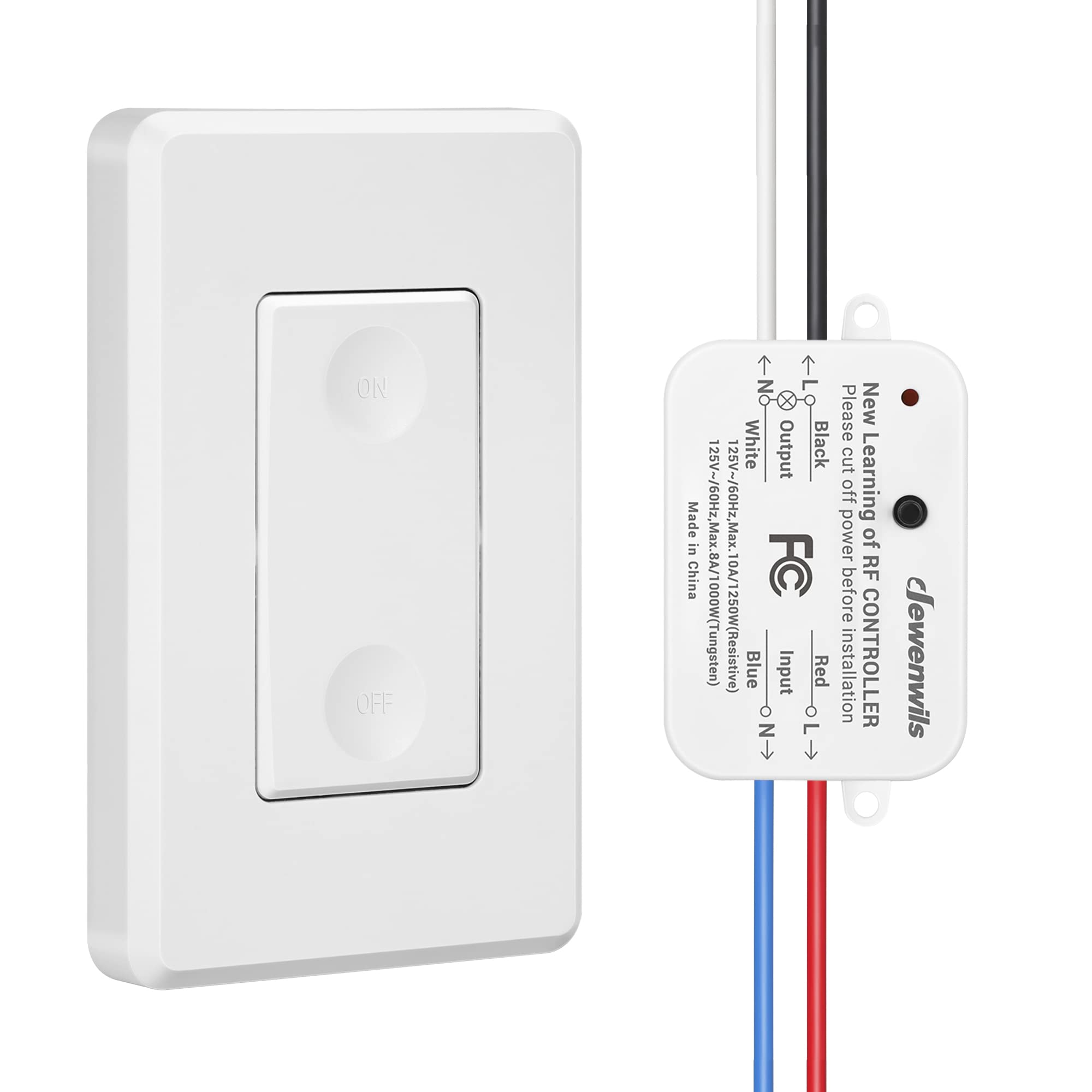 Foto 1 | Kit De Interruptor De Luz Inalámbrico Dewenwils Programable Con Alcance De 100 M - Venta Internacional.