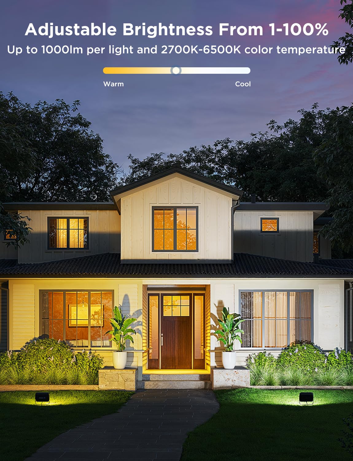 Foto 3 | Focos Led Govee Rgbic, Blanco Cálido Y Frío, Paquete De 4 Unidades - Venta Internacional.