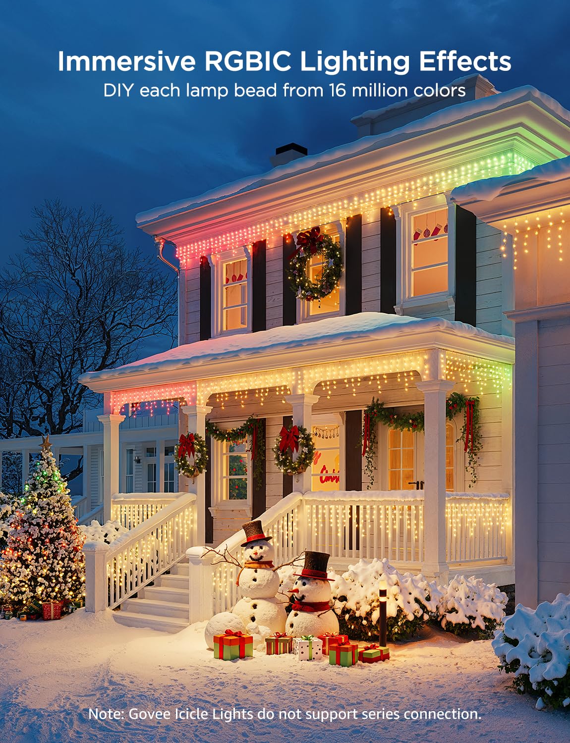 Foto 2 | Icicle Lights Govee Smart Rgbic 66 Pies 800 Led Ip65 A Prueba De Agua - Venta Internacional.