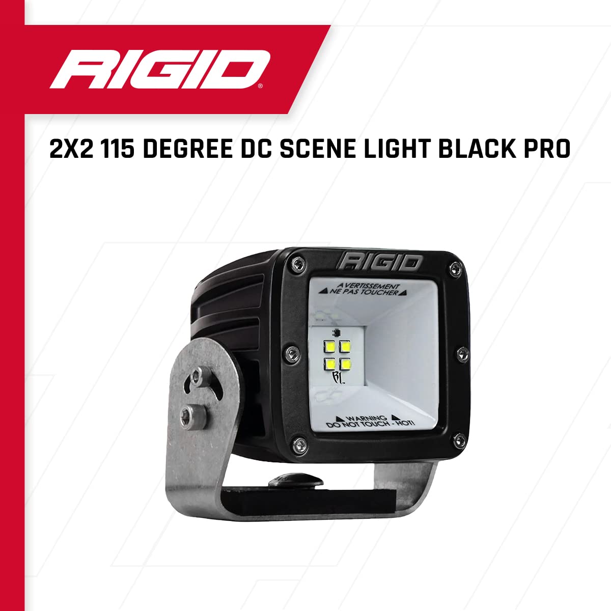 Foto 3 pulgar | Lámpara De Escena Rigid Industries, 2 X 2, 115 Grados Dc, Negra - Venta Internacional.