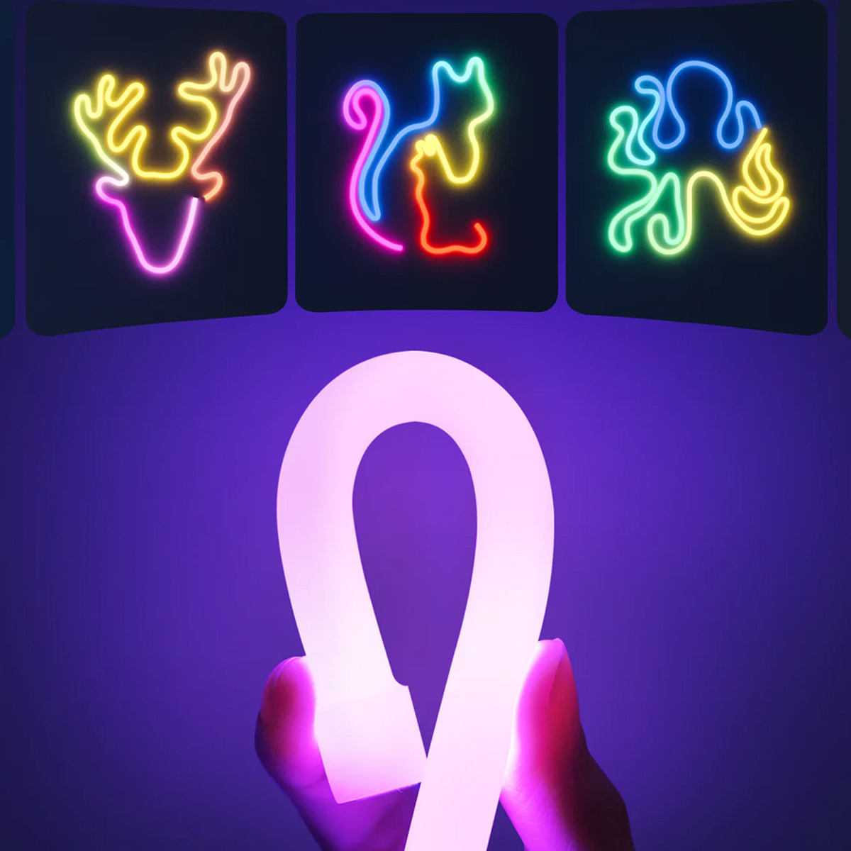 Foto 4 pulgar | Govee 3 Metros De Tira De Luz Neon Pre Instalada Con Soporte Matter (homekit, Google, Alexa, Smarthings)
