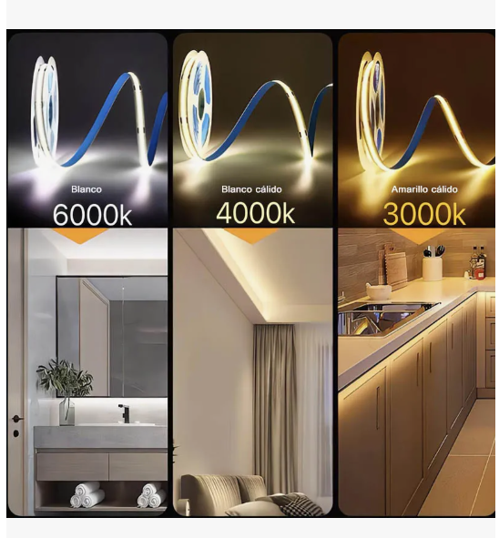 Foto 4 pulgar | Tira De Led Flexible Luses Led Cálido Para Interior 5m