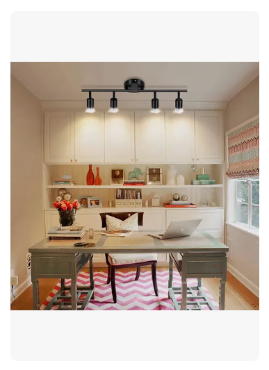 Foto 4 pulgar | Lámparas De Riel Lámpara De Techo Decorativas Moderna Para Sala Y Interiores