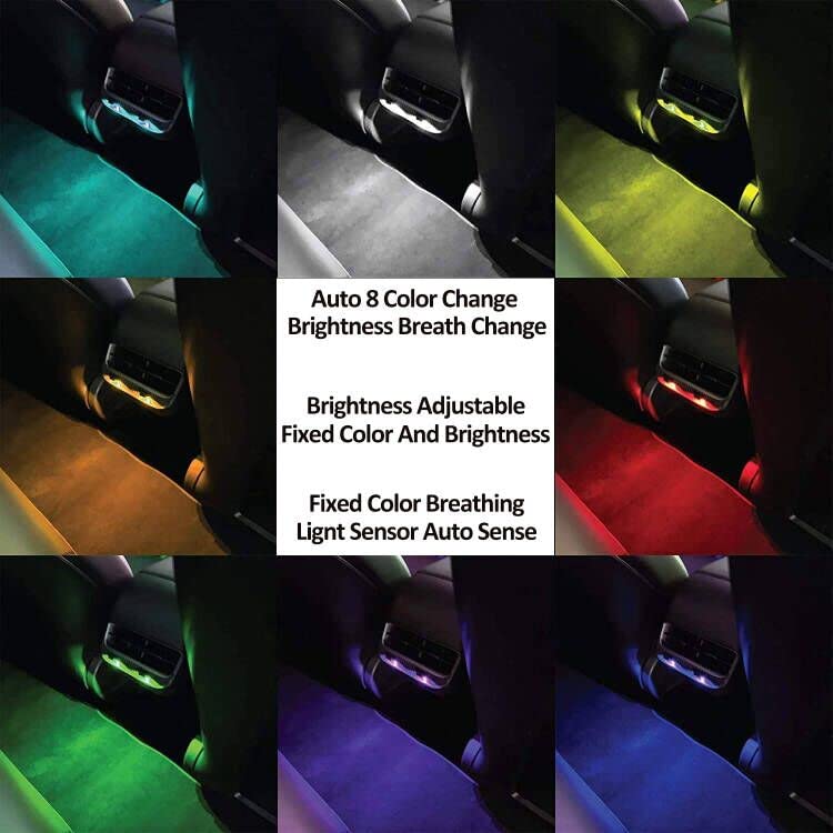 Foto 3 pulgar | Luz Led Rgb Aozita Mini Usb Tipo C Con Brillo Ajustable - Venta Internacional.