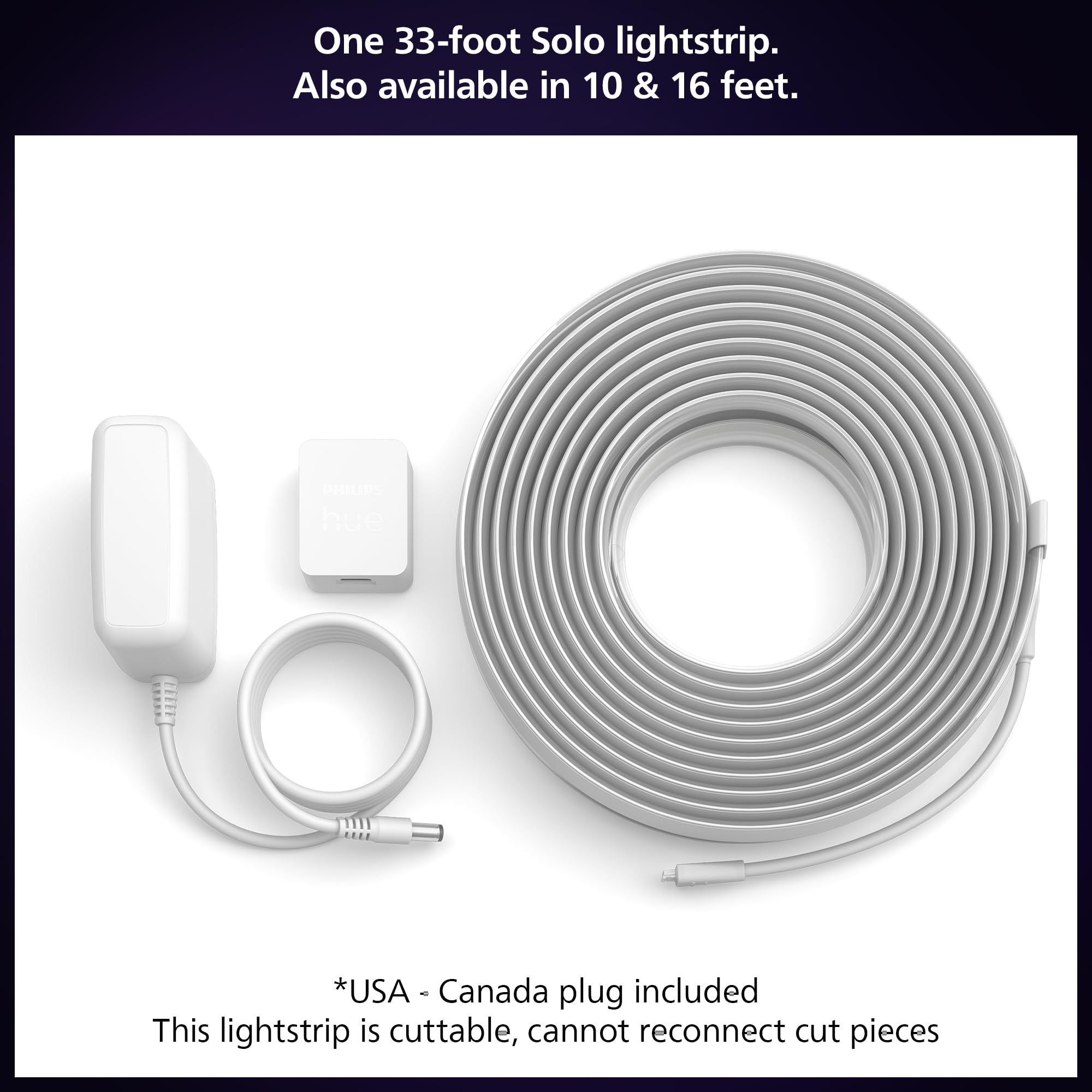 Foto 3 pulgar | Kit Base Smart Led Solo Lightstrip Philips Hue De 10 M  Paquete De 1 Unidad - Venta Internacional.