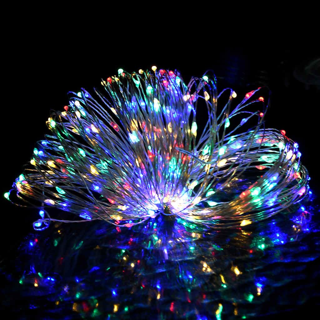 Foto 6 pulgar | Cadena De Luces Led Vidaxl  Multicolor  15 M  150 Bombillas  8 Modos - Venta Internacional.