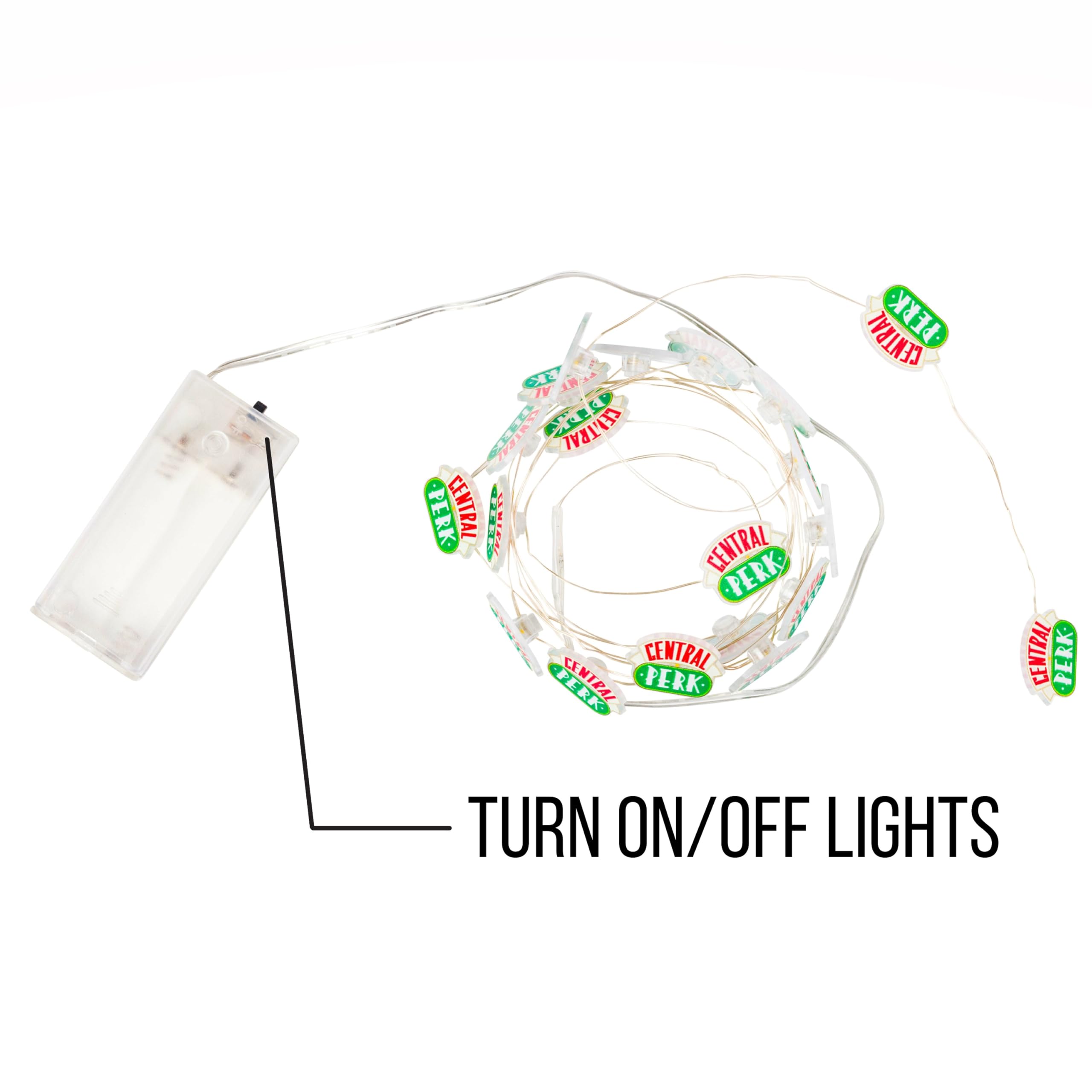Foto 4 pulgar | Guirnalda De Luces Decorativa Silver Buffalo Friends Central Perk - Venta Internacional.