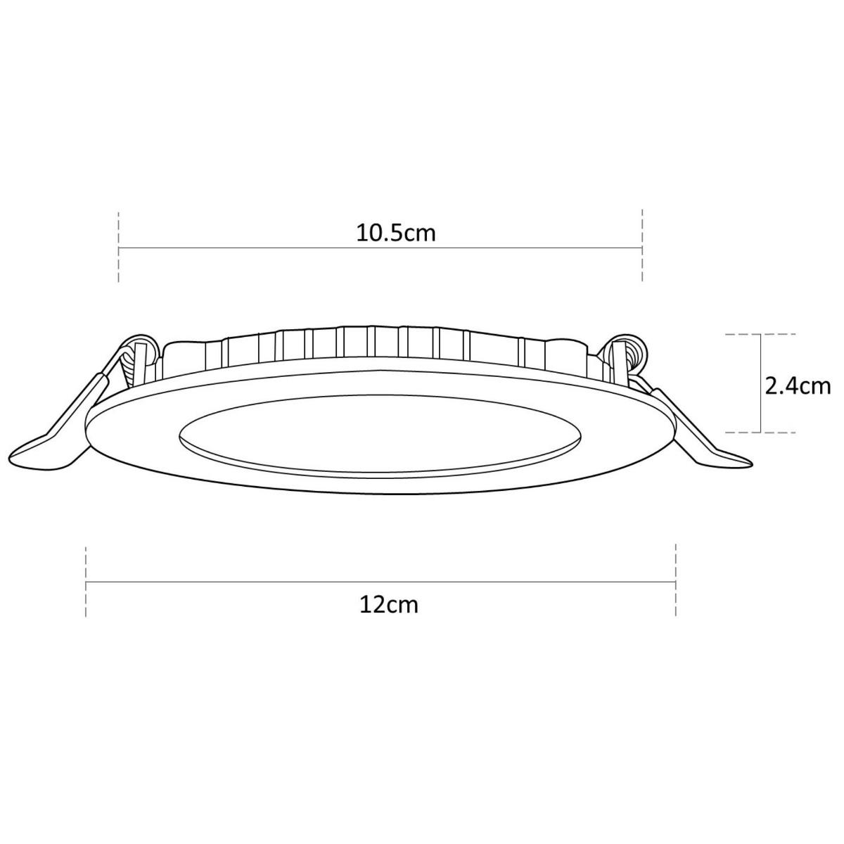 Foto 7 pulgar | Pack 10 Lámparas Led Empotrable Estevez Luz Neutra
