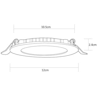 Foto 7 | Pack 10 Lámparas Techo Led 6w, Luz Fría 6500k, Estévez